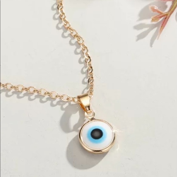 New Fashion Turkish Evil Eye Necklace Pendant Choker For Wome - Picture 3 of 4